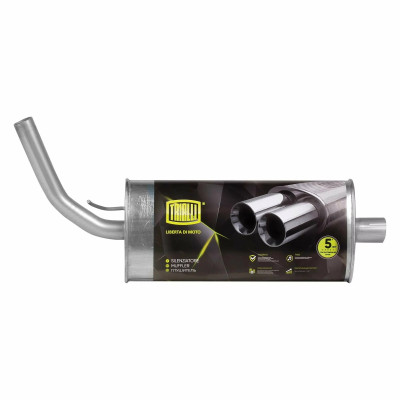 глушитель TRIALLI основной ВАЗ 2123 н/о (с 2003 г.) алюм.сталь EMM 0131