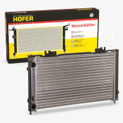 радиатор алюминиевый HOFER для а/м 2170 MT, А/С Halla HF 708 432