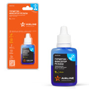 клей-фиксатор резьбы AIRLINE неразъемный, высокой фиксации, 9 мл., одност.блистер ADAF002