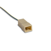 колодка соединительная SLON межжгутовая 1 контактная штыревая серии 6.3, с проводами, шт  SLRK-371-02 