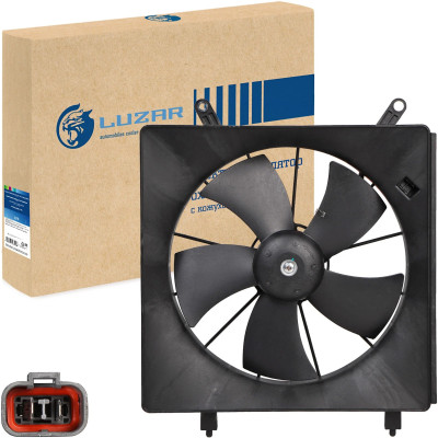 электровентилятор охлаждения LUZAR для а/м Honda CR-V II (02-) 2.0i/2.4i (с кожухом) (LFK 2302)