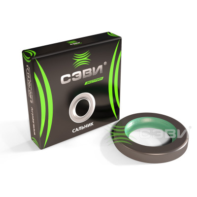 сальник КПП первичного вала СЭВИ для а/м 2101 (малый) в упак. 2101-1701043 серия ЭКСТРИМ арт. 8019