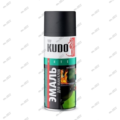 краска KUDO 520 мл термостойкая для мангалов черная KU-5122