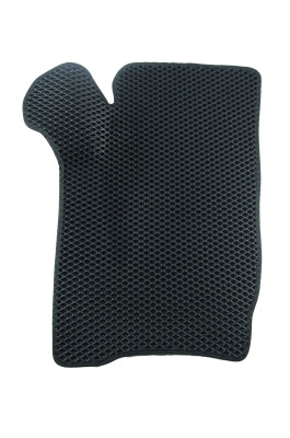 коврики салона Carpetelli Chevrolet Niva 2009-2020 комплект EVA ромб черный кант черный