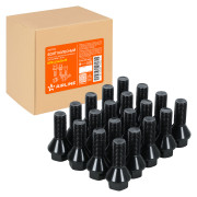 болт колесный AIRLINE M12x1,5x25x45, конус, кл.17, чёрный электрофорез для а/м BMW ABLT002