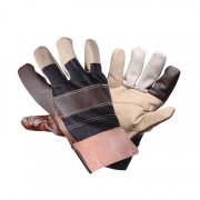 перчатки AIRLINE кожаные, комбинированные (защитные от механических повреждений) AWG-S-13