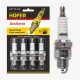 свечи HOFER для а/м ГАЗ/УАЗ с дв. ЗМЗ-402.1/4021.1 (0,8мм) (блист. 4 шт.) (ан.BP5HS) HF 775 238