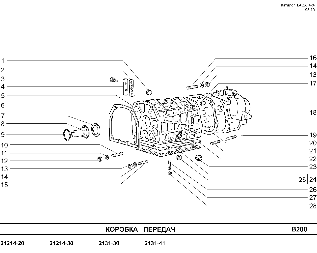 LADA 4x4 E-4,5 13.01.2010 Коробка передач