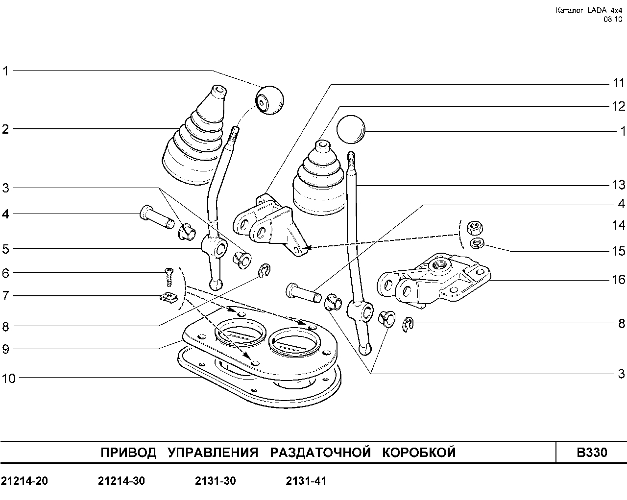 Рычаги раздатки нива схема