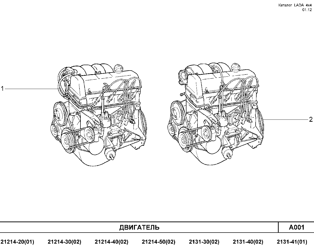 LADA 4x4 E-5 2012 Двигатель