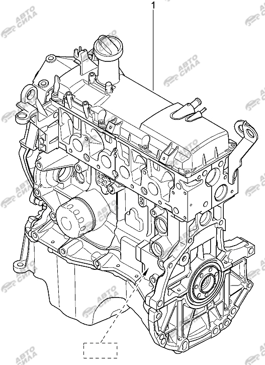 LADA LAGRUS 2012 Двигатель в сборе (8 КЛ)