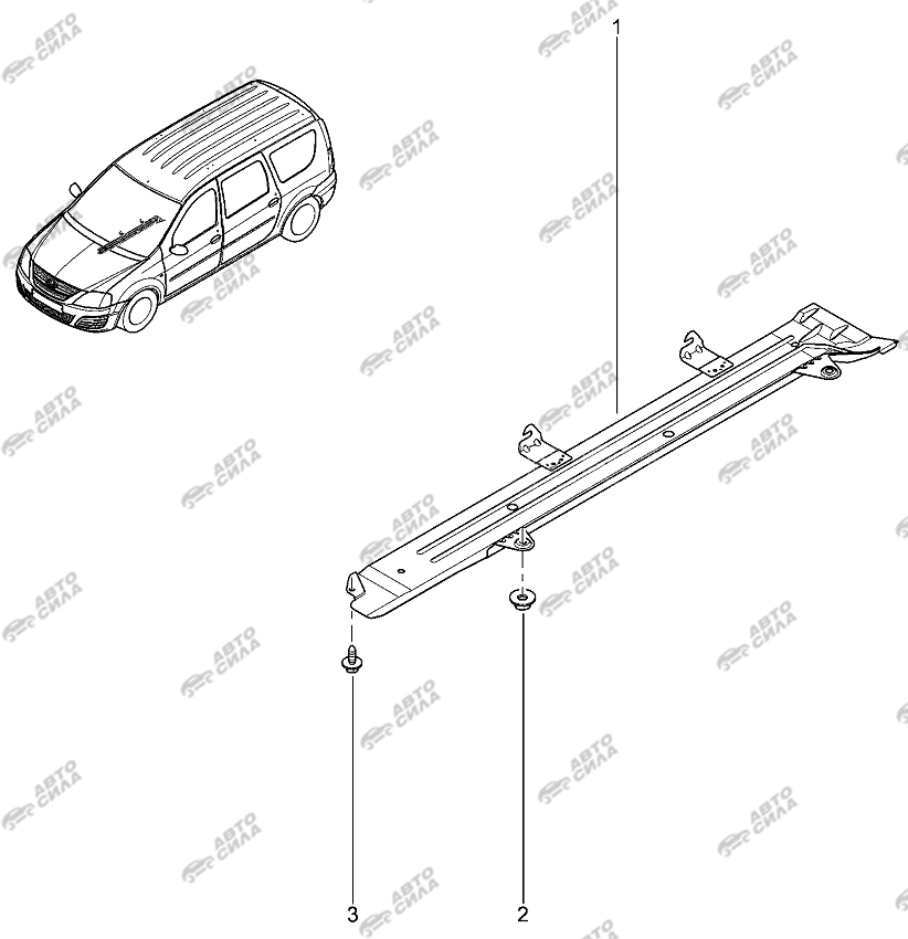 LADA LAGRUS 2012 Экран топливных трубок