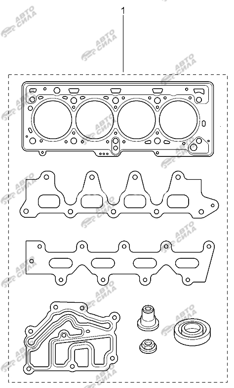 LADA LAGRUS 2012 Двигатель в сборе (16 КЛ) (прокладки и др.)