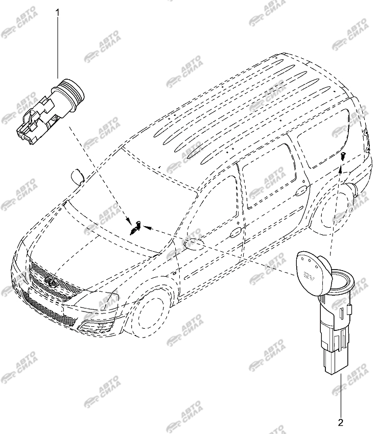 LADA LAGRUS 2012 Прикуриватель