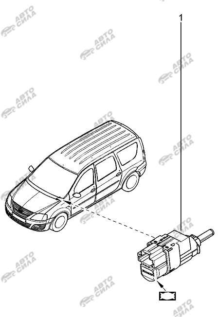 LADA LAGRUS 2012 Кнопосный переключатель