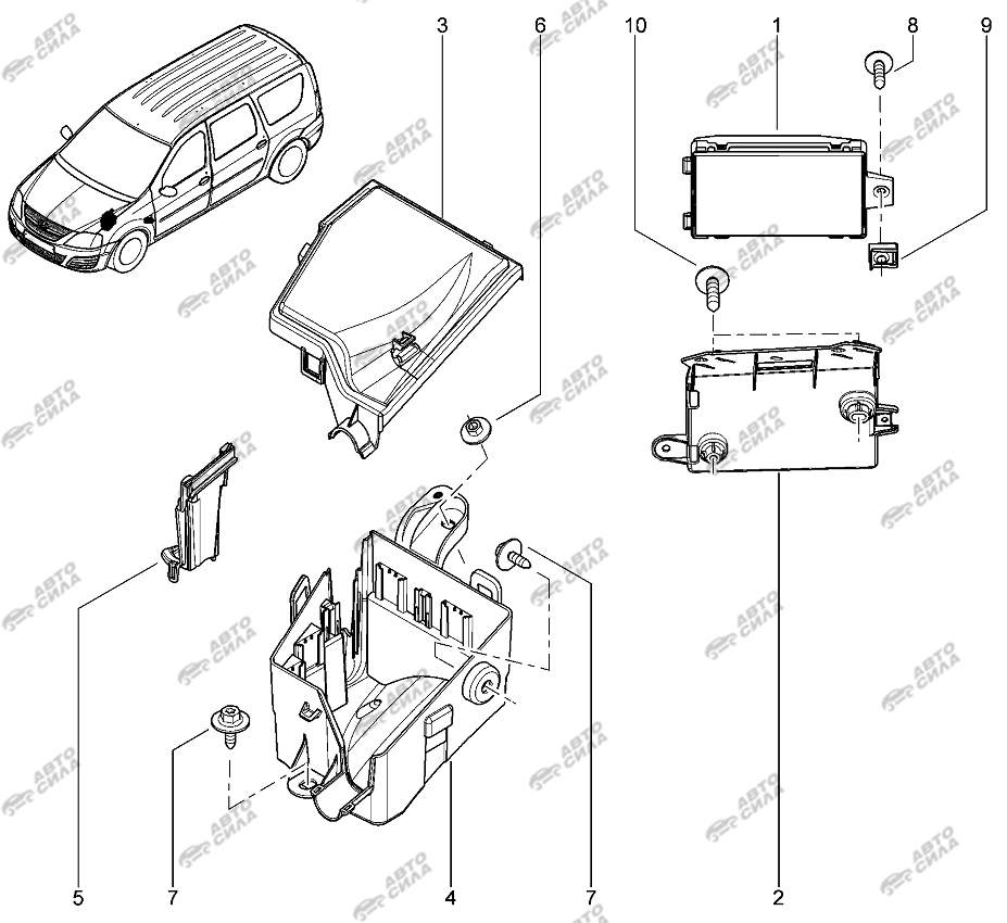 LADA LAGRUS 2012 ЦЭКБС