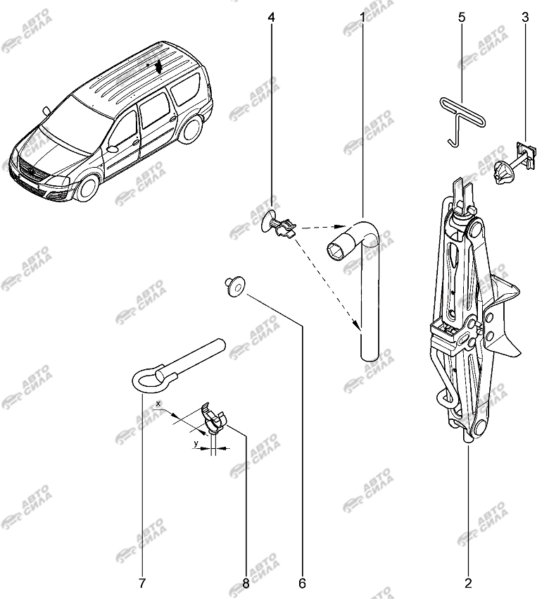 LADA LAGRUS 2012 Интрумент