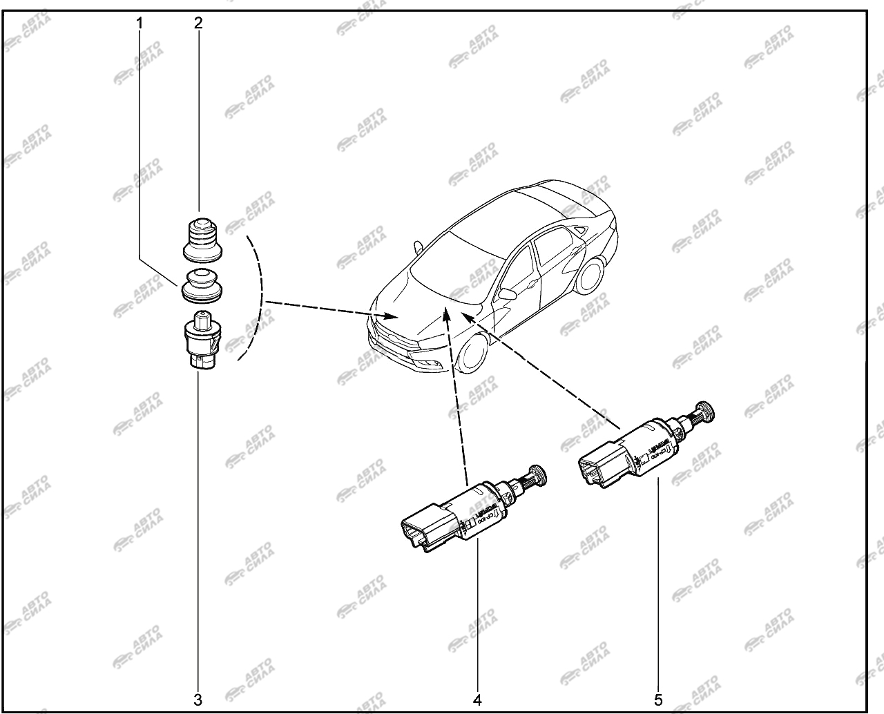 LADA VESTA 2015 862010. Кнопочный переключатель